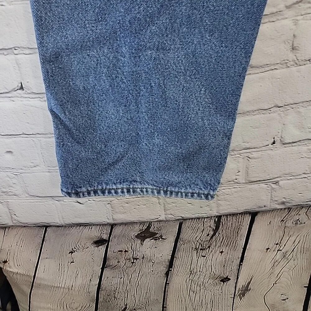 Carhartt Jeans B172 Mens Sz 40 X 30 Flannel Lined‎ Relaxed Fit Straight Flawed
